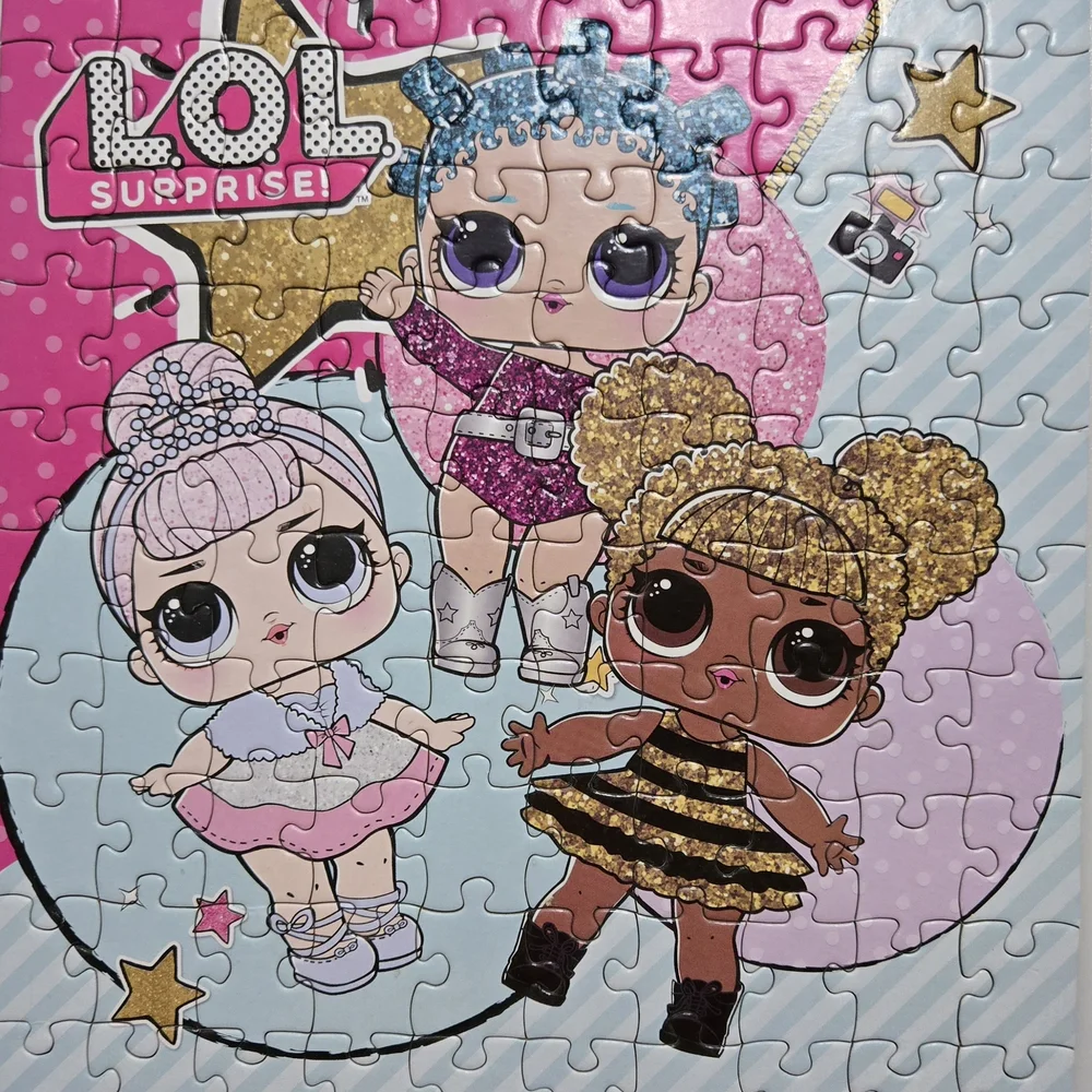 LOL Surprise! Kids Puzzle 100 Pieces Bundle Of 8 Puzzles